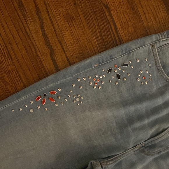 Express super high rise ankle leggings jeans nwot 6R - Picture 4 of 13